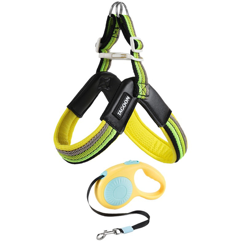 Vest-Style Dog Harness with Leash