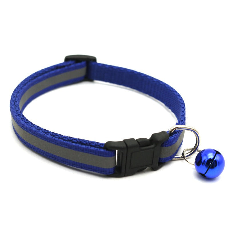 Reflective Safety Pet Collar with Bell