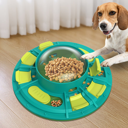 Challenge Your Dog's Brain Multi Level IQ Puzzle Slow Feeder Game
