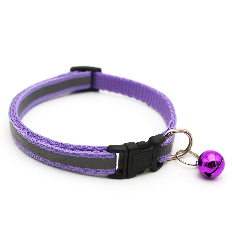 Reflective Safety Pet Collar with Bell