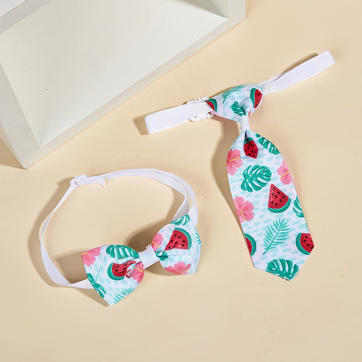 Colorful Pet Bow Tie Set