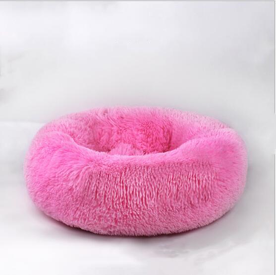 Ultra-Soft Corduroy Donut Cuddler Bed