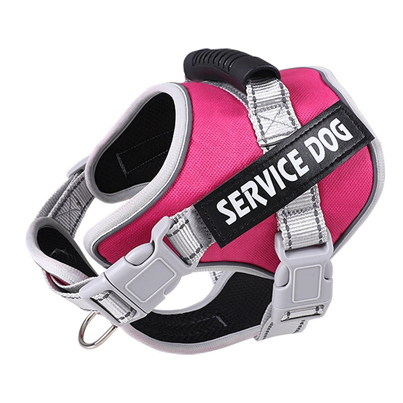 Vest-Style Dog Harness & Traction Rope