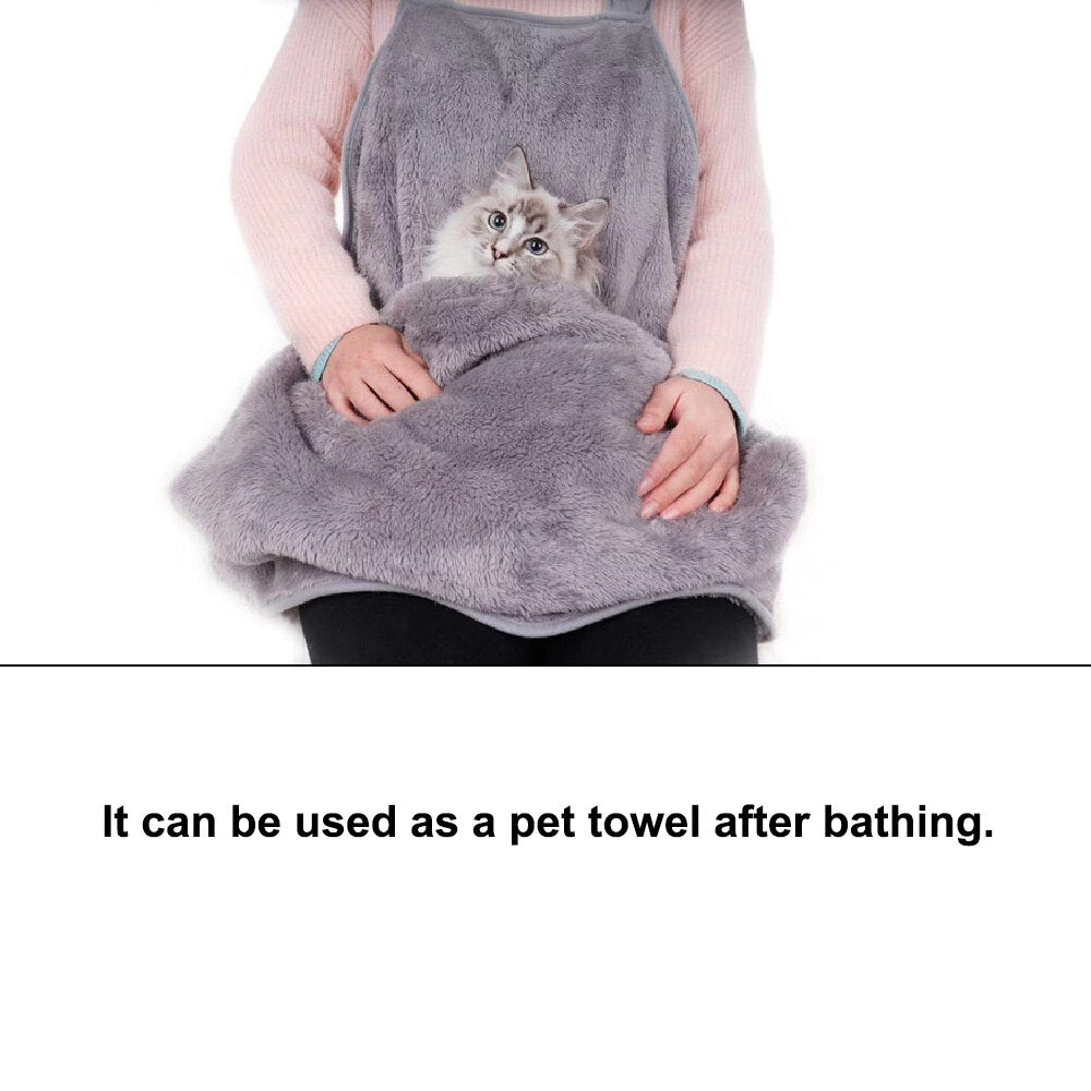 Plush Apron Cat Carrier