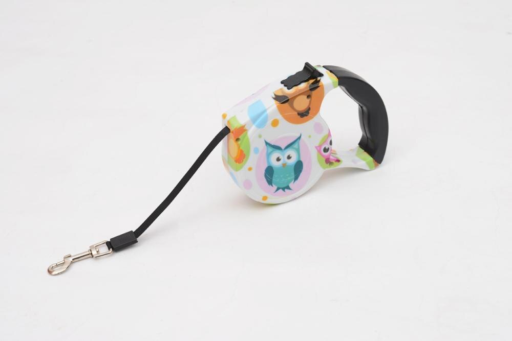 Patterned Retractable Dog Leash