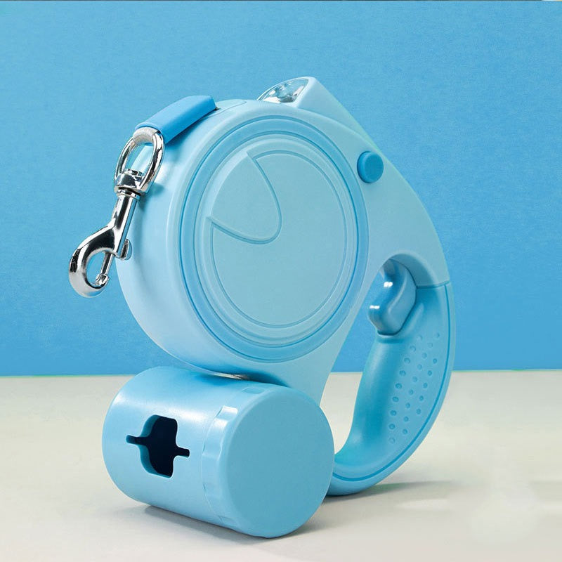LED Glow Retractable Dog Leash