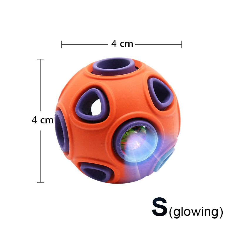 Rubber Food-Dispensing Ball Dog Toy