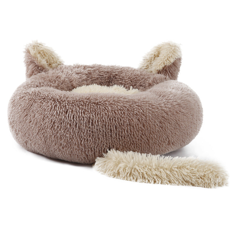 Rabbit Ear Plush Pet Bed