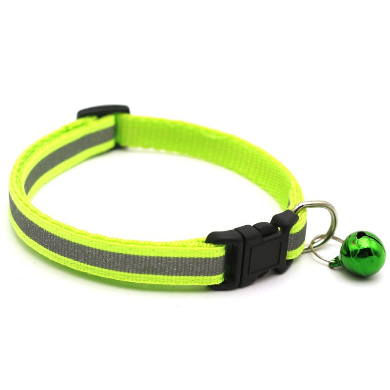 Reflective Safety Pet Collar with Bell
