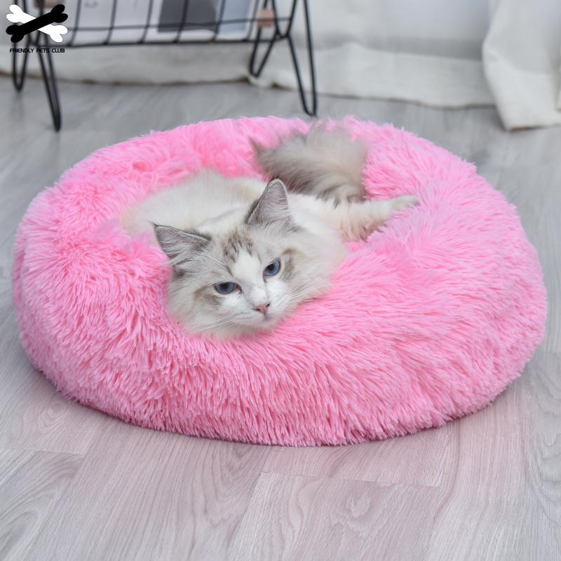Ultra-Soft Corduroy Donut Cuddler Bed