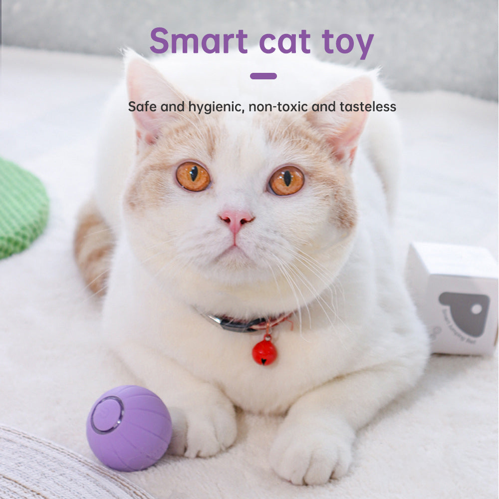 Smart Three-Mode Bouncing Ball Toy for Cats and Dogs