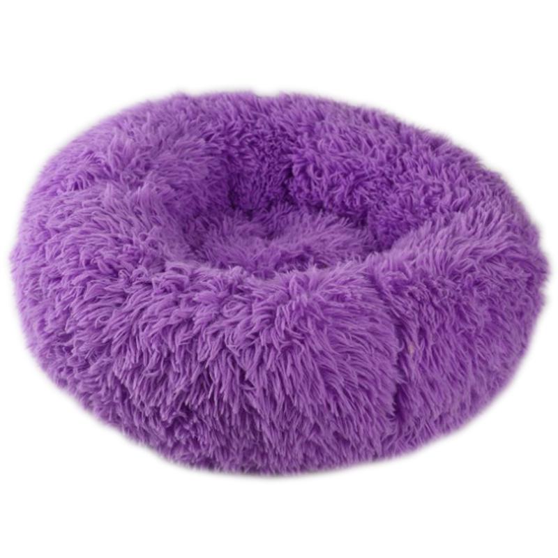 Ultra-Soft Corduroy Donut Cuddler Bed