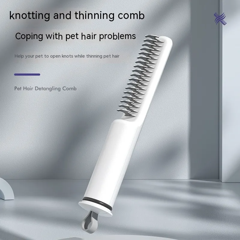 3-in-1 Pet Dematting & Detangling Comb