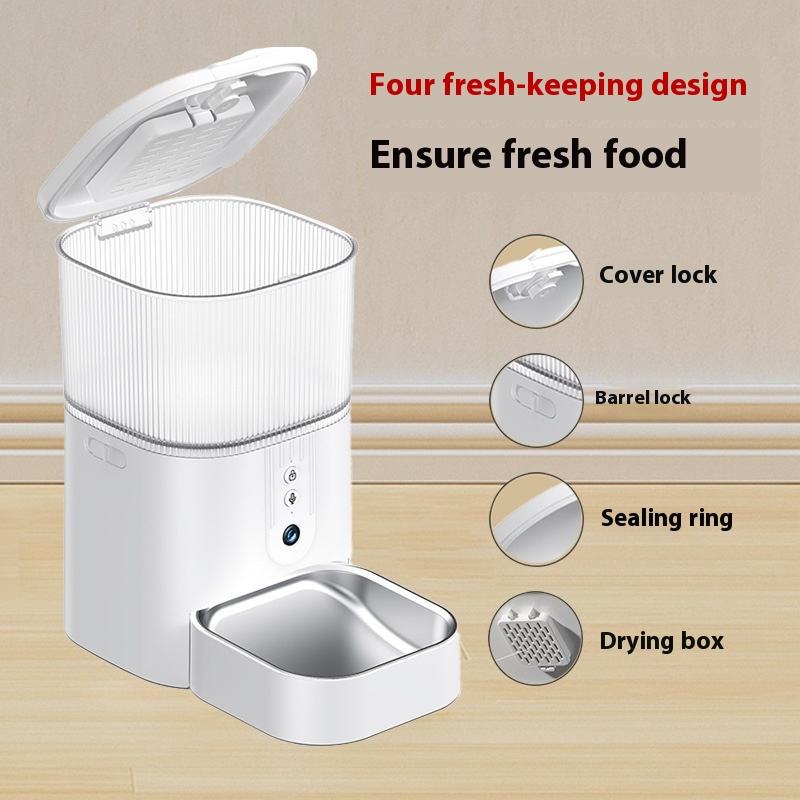 3L Smart WiFi Pet Feeder with Camera