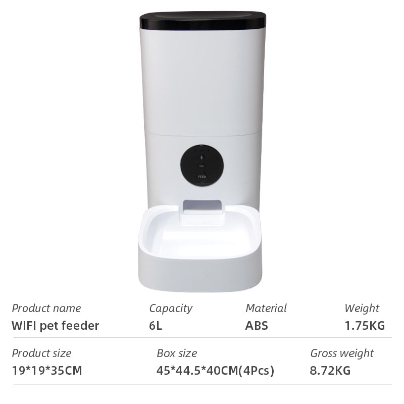 WiFi Smart Automatic Pet Feeder