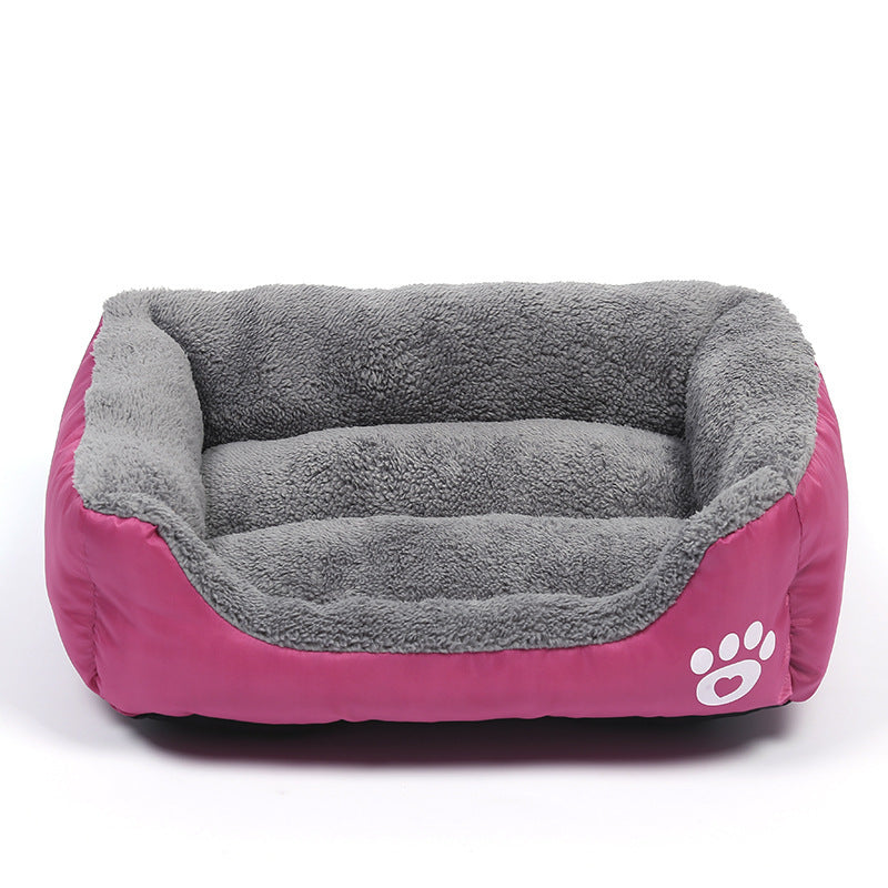 Cozy Fleece Pet Bed, Non-Slip Bottom