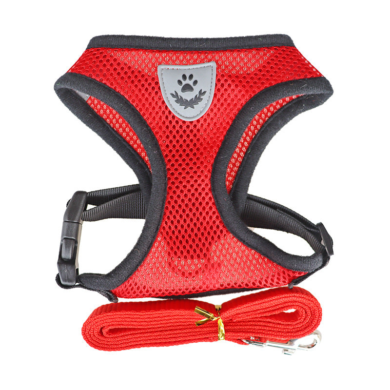 Adjustable Dog Chest Harness & Leash