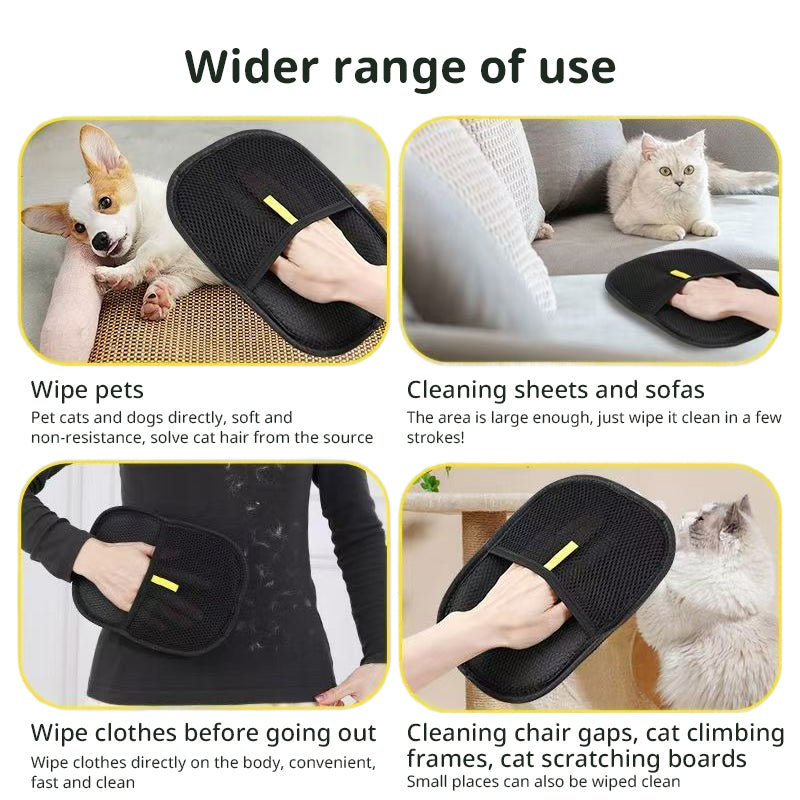 Static Pet Hair Removal Gloves
