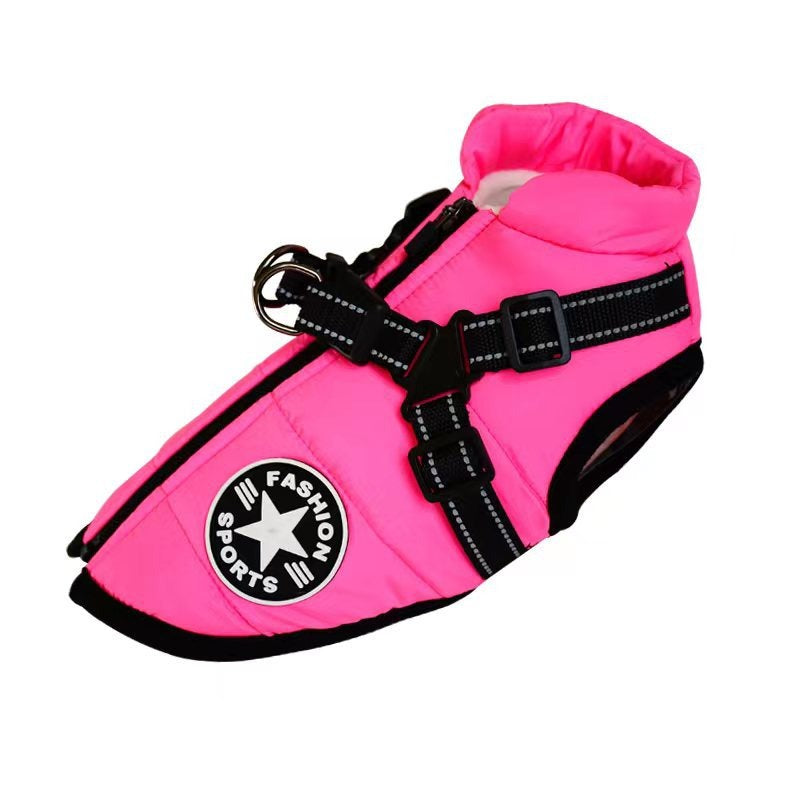 Thickened Waterproof Big Dog Raincoat