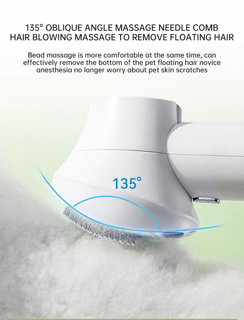 Quiet Pet Hair Dryer & Comb