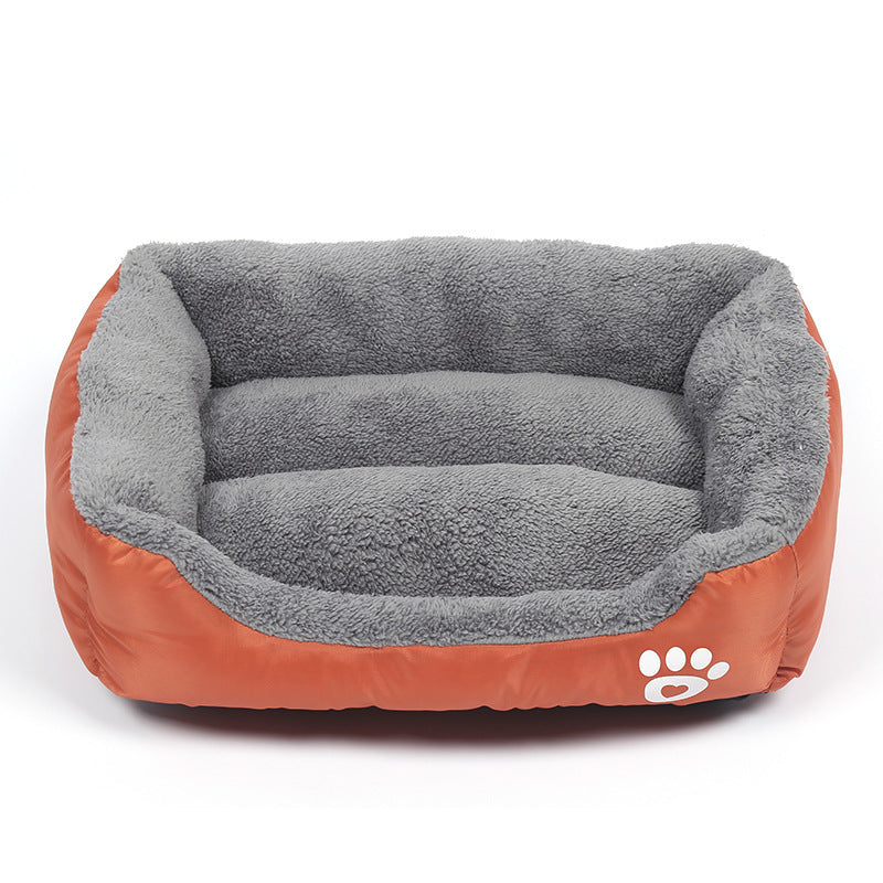 Cozy Fleece Pet Bed, Non-Slip Bottom