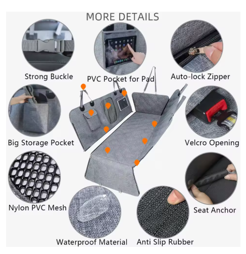Waterproof Rear Seat Pet Car Mat
