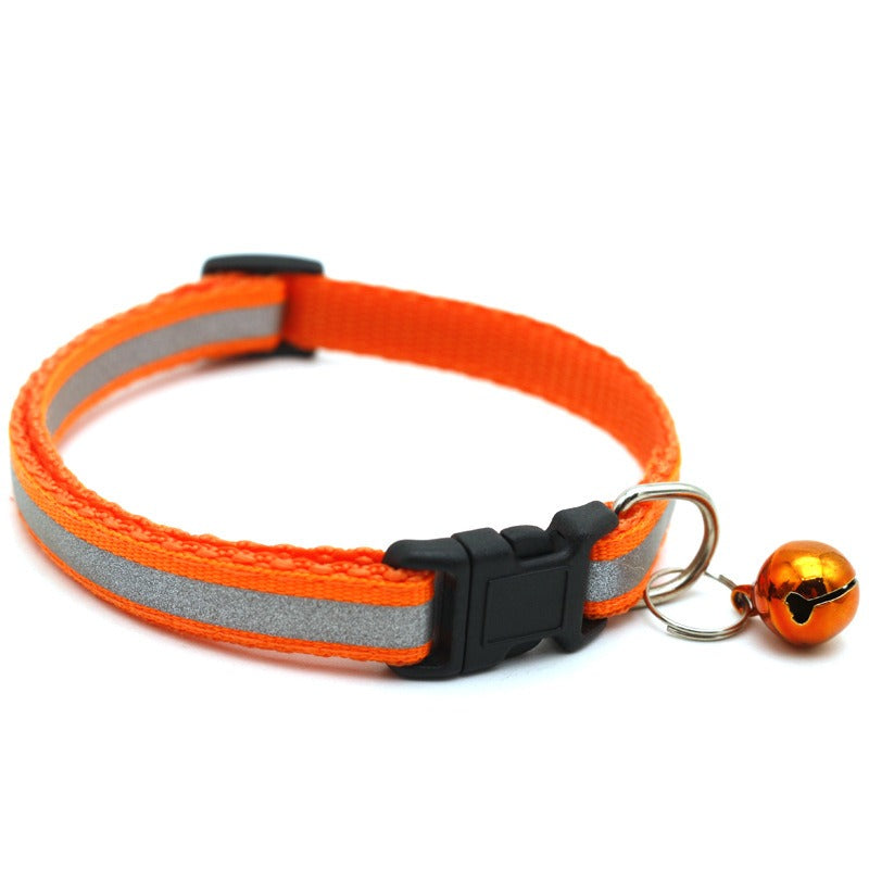 Reflective Safety Pet Collar with Bell