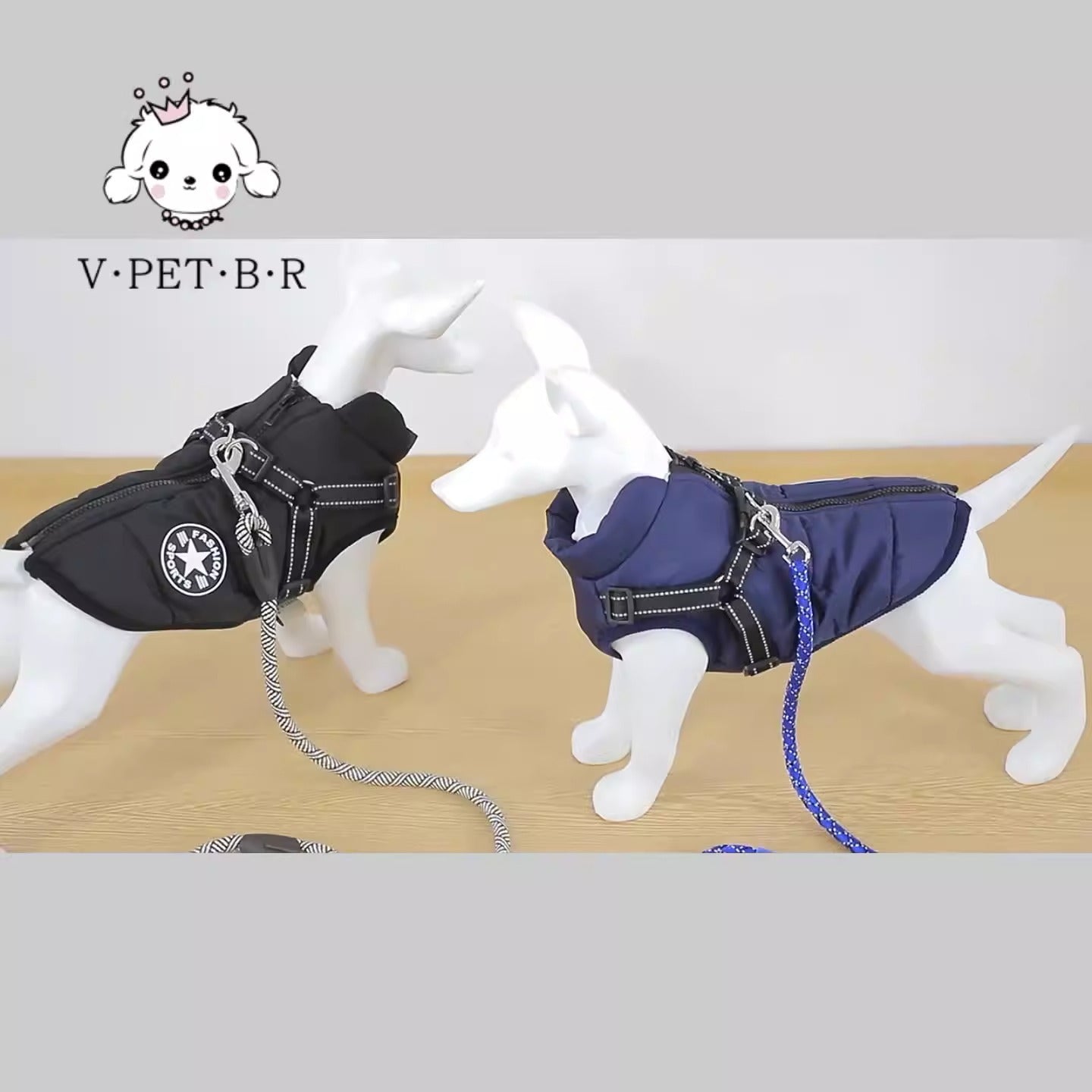Thickened Waterproof Big Dog Raincoat