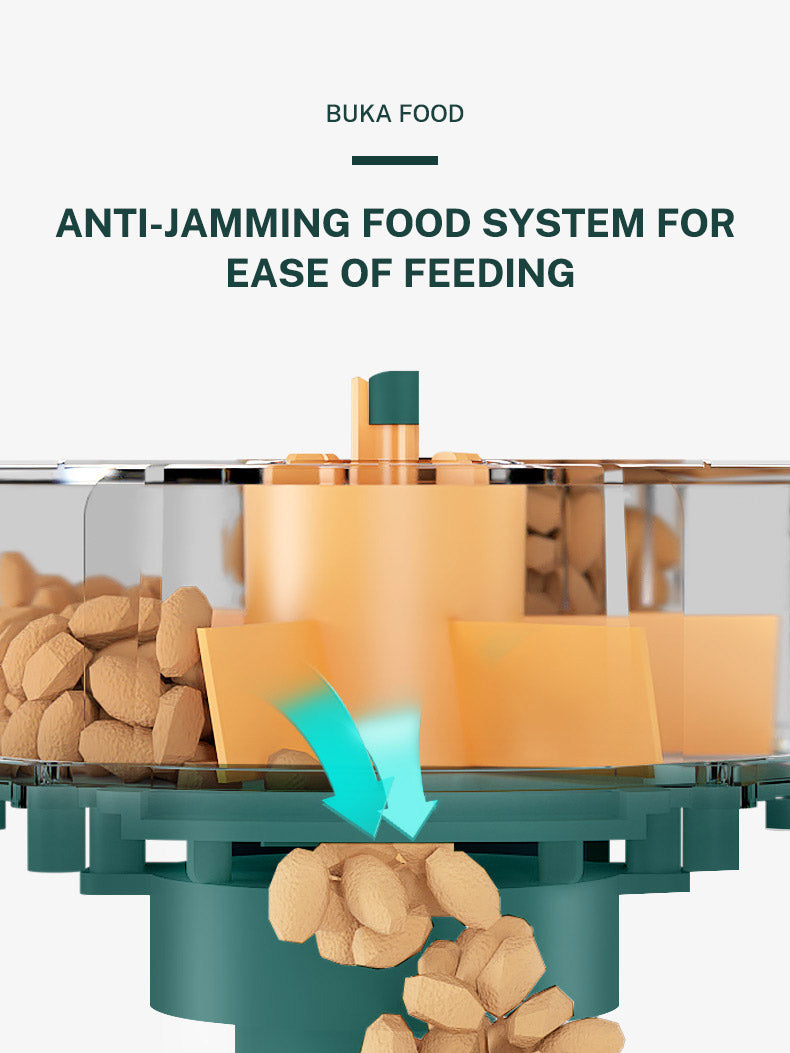 Compact Automatic Pet Feeder with Portion Control