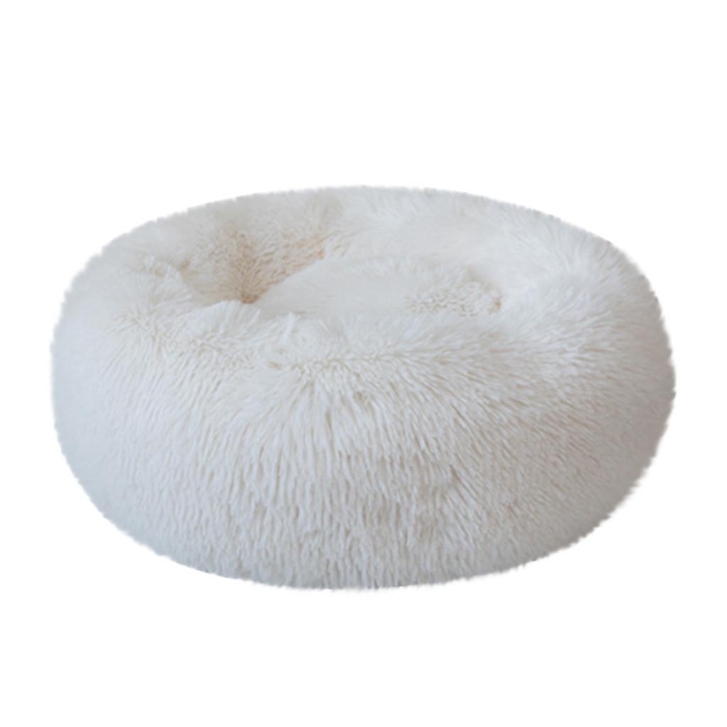 Ultra-Soft Corduroy Donut Cuddler Bed