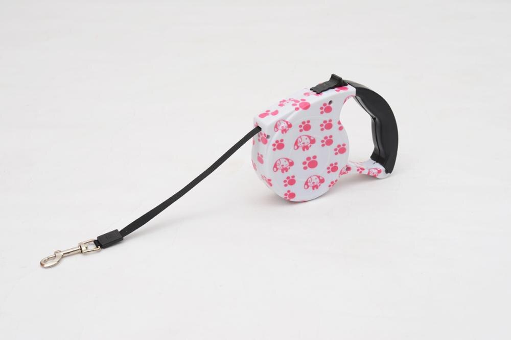 Patterned Retractable Dog Leash