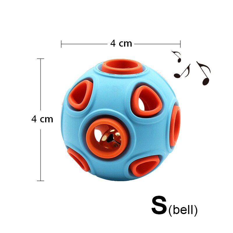Rubber Food-Dispensing Ball Dog Toy