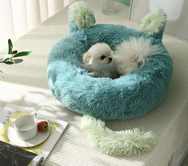 Rabbit Ear Plush Pet Bed
