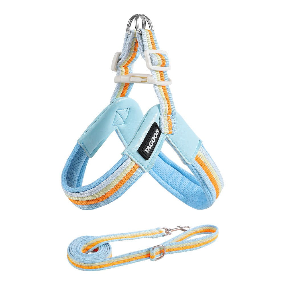 Vest-Style Dog Harness with Leash