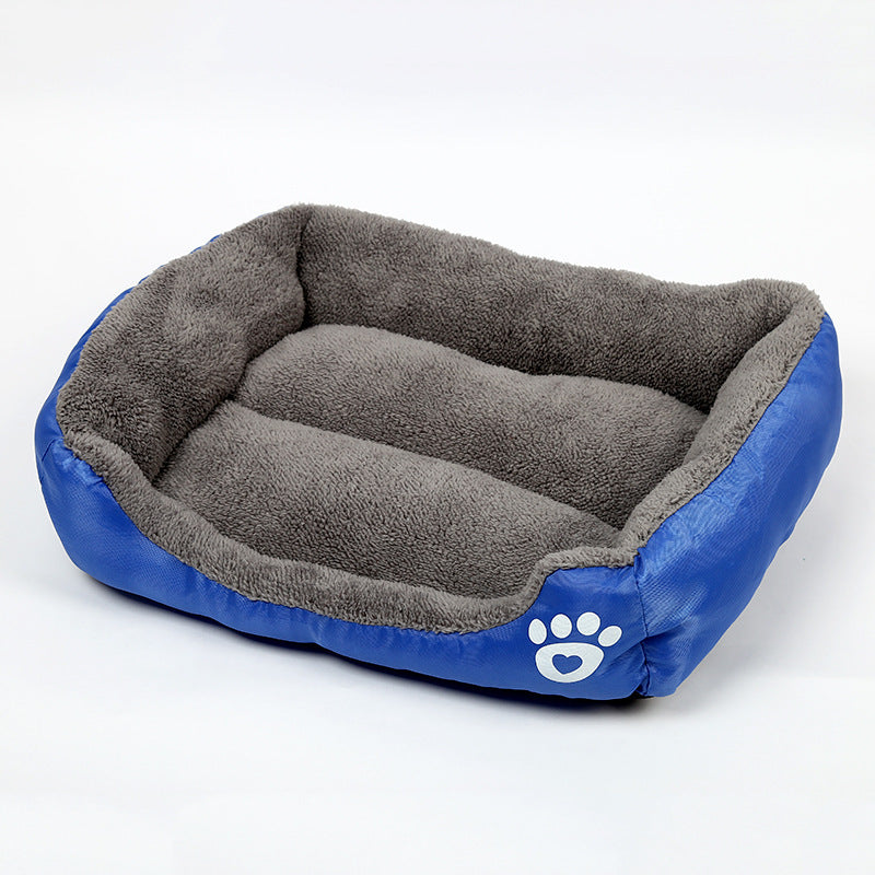 Cozy Fleece Pet Bed, Non-Slip Bottom