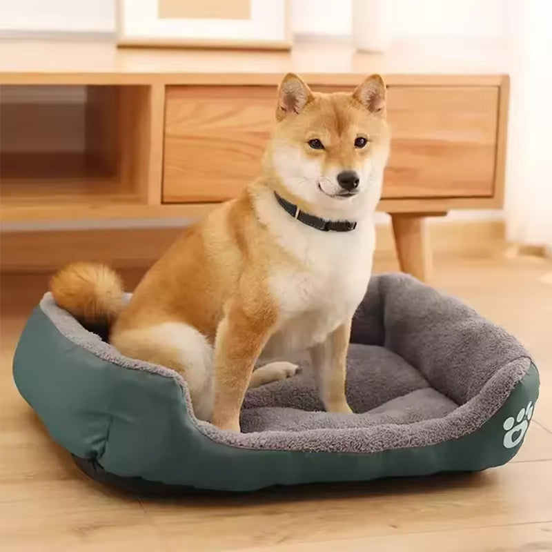 Cozy Fleece Pet Bed, Non-Slip Bottom