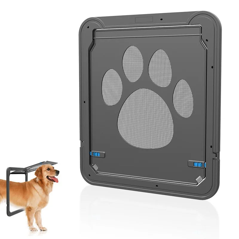 Lockable Magnetic Screen Pet Door