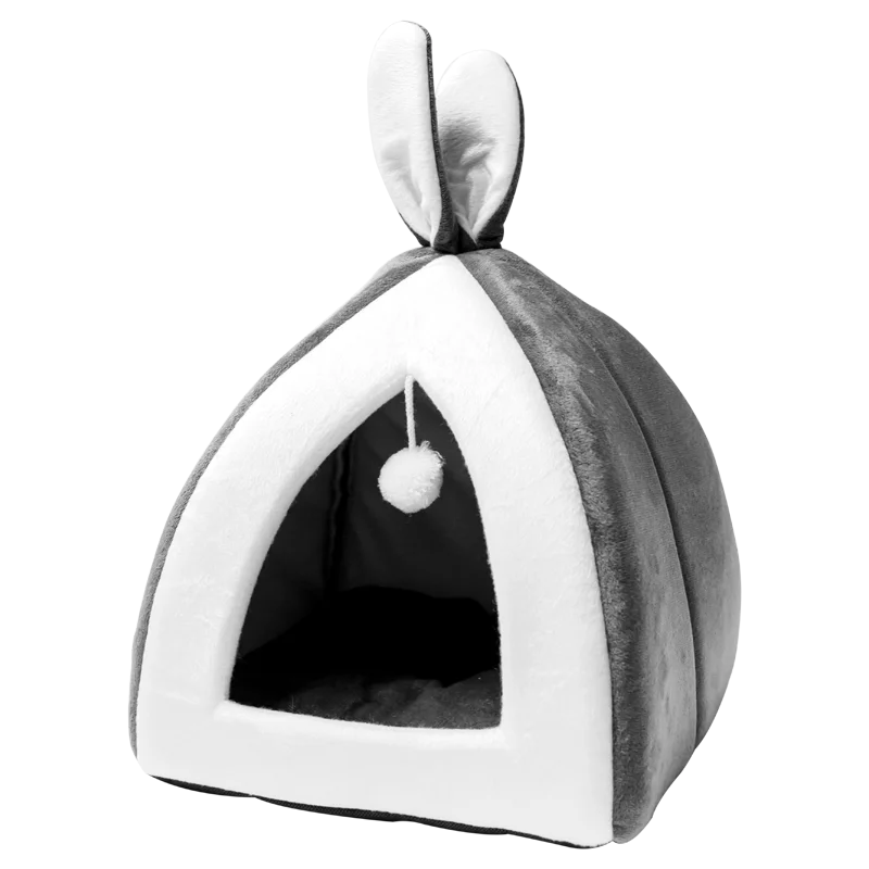 Cozy Collapsible Cat Cave Bed