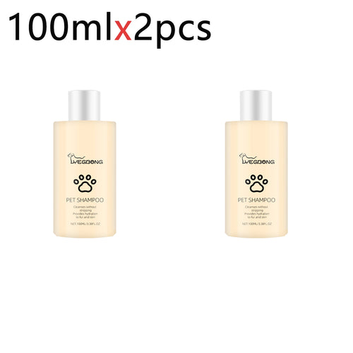 Pet Shampoo – Anti-Mite, Flea & Odor Removal, Softening Formula for Dogs & Cats