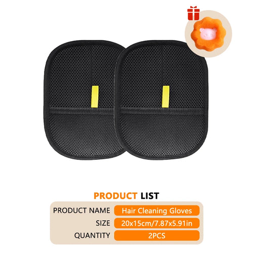 Double-Sided Anti-Static Pet Hair Removal Gloves