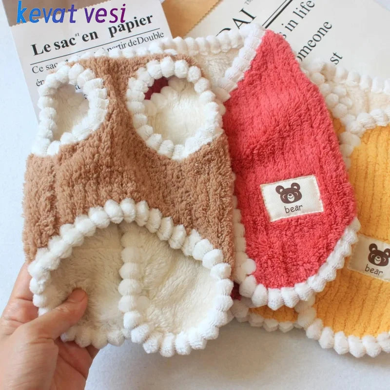 Soft Fleece Winter Pet Coat – Warm Clothes for Small Dogs & Cats, S–2XL