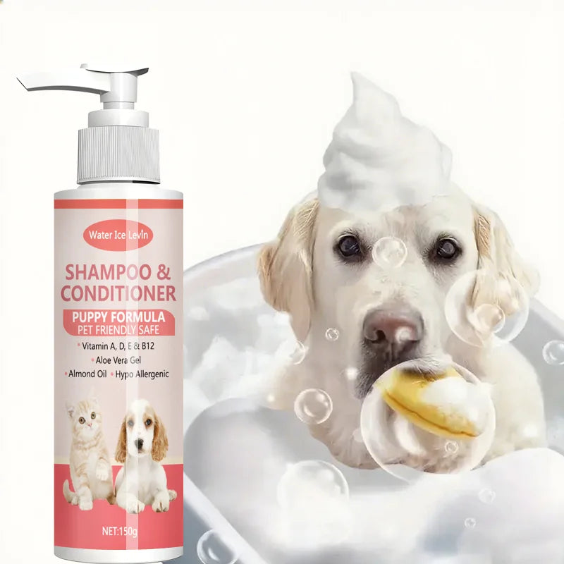 Gentle 2-in-1 Puppy Shampoo & Conditioner with Vitamins & Aloe Vera