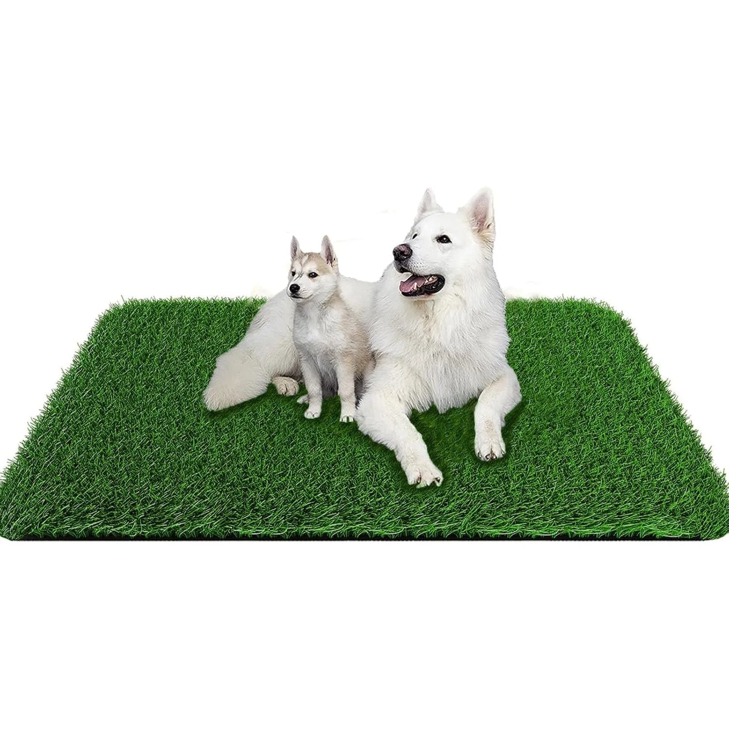 Dog Toilet Training Mat – Washable Grass-Simulation Pee Pad, Non-Slip