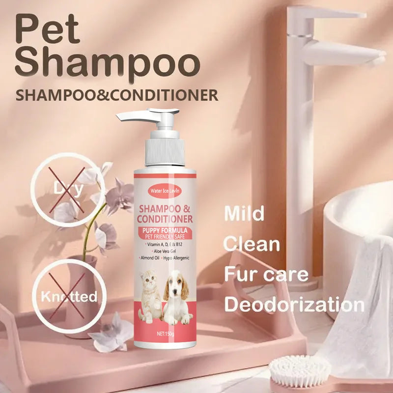 Gentle 2-in-1 Puppy Shampoo & Conditioner with Vitamins & Aloe Vera
