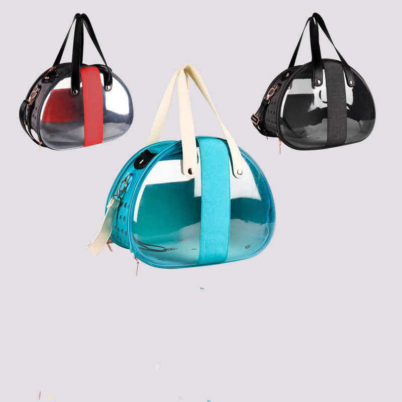 Transparent Double Window Pet Carrier Backpack