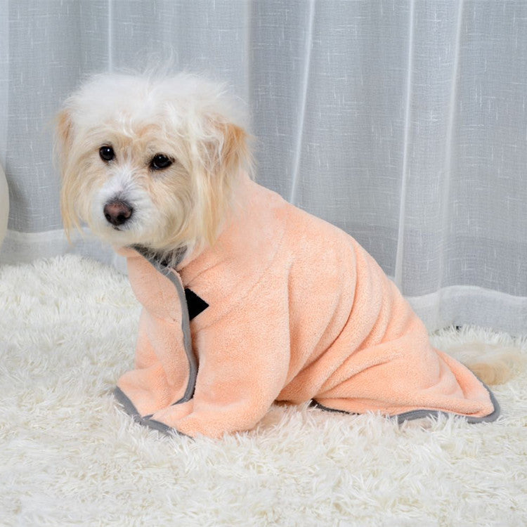 Microfiber Pet Bathrobe & Drying Towel