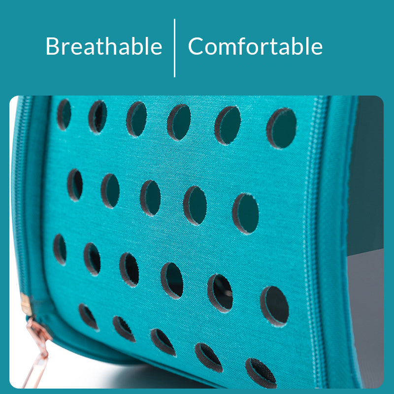 Transparent Double Window Pet Carrier Backpack