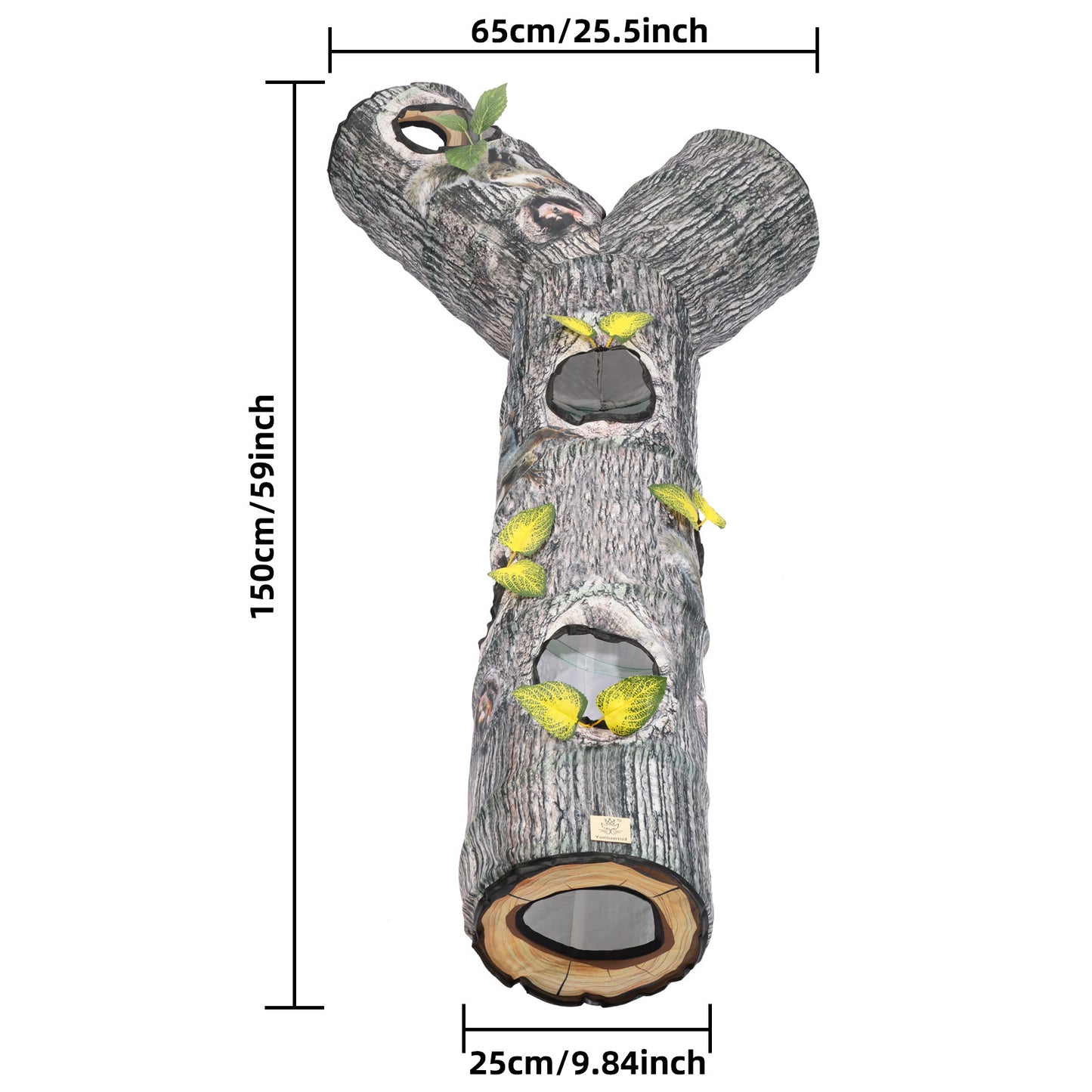 Collapsible Multi-Channel Cat Tunnel Toy
