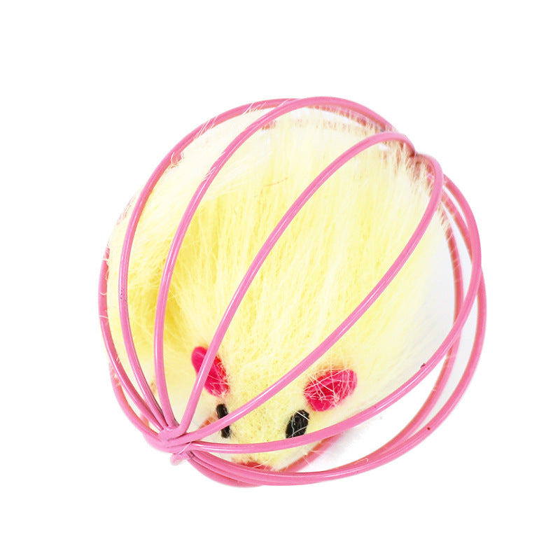 Mouse & Rattle Ball Cat Toy