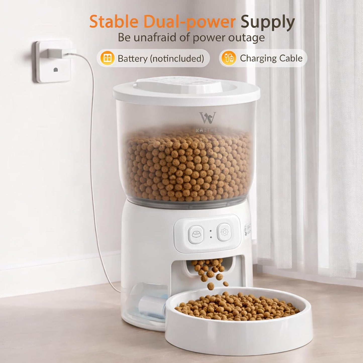 Automatic feeder dual power